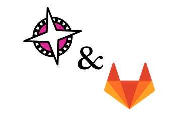 Gitlab and Compaas logos